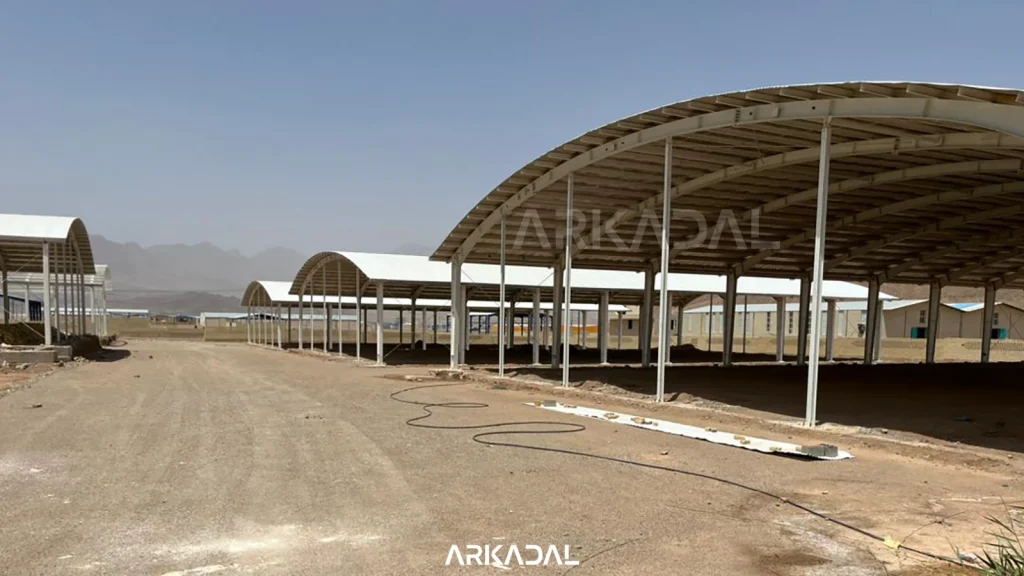 طراحی کارخانه مدرن یزد طراحی نما کارخانه و سالن های صنعتی وسوله