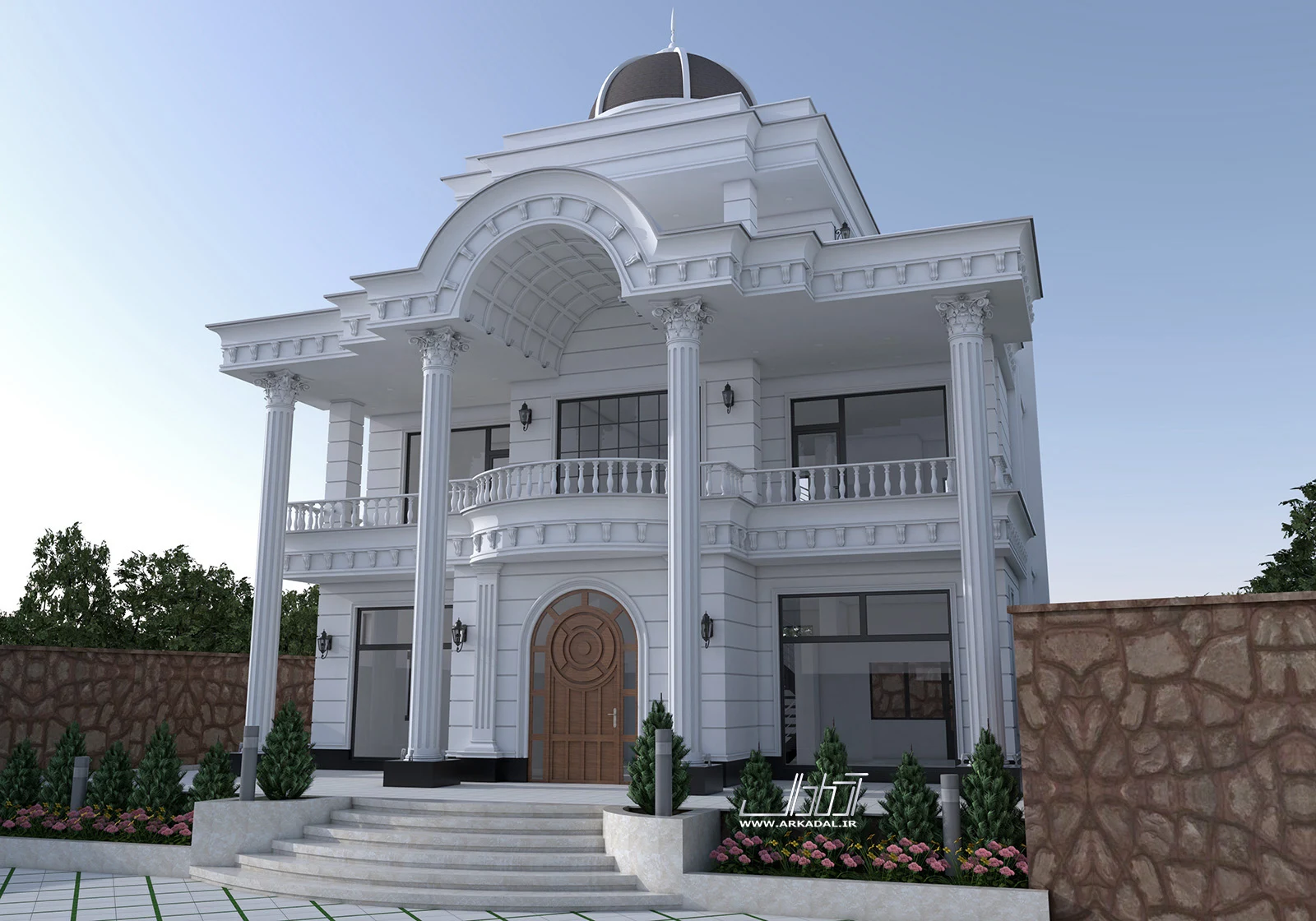 طراحی نما ویلا – دماوند – کیلان